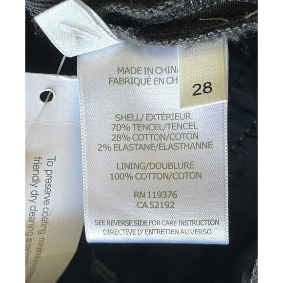 HELMUT by Helmut Lang Elastic Leggings High Gloss (Halo) Quake Size 28 NWT - Picture 16 of 16